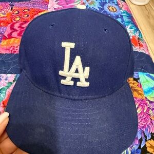 New Era Black and Blue Fitted Cap